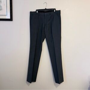 Men's Classic Grey 100% Virgin Wool Dress Pants size 34